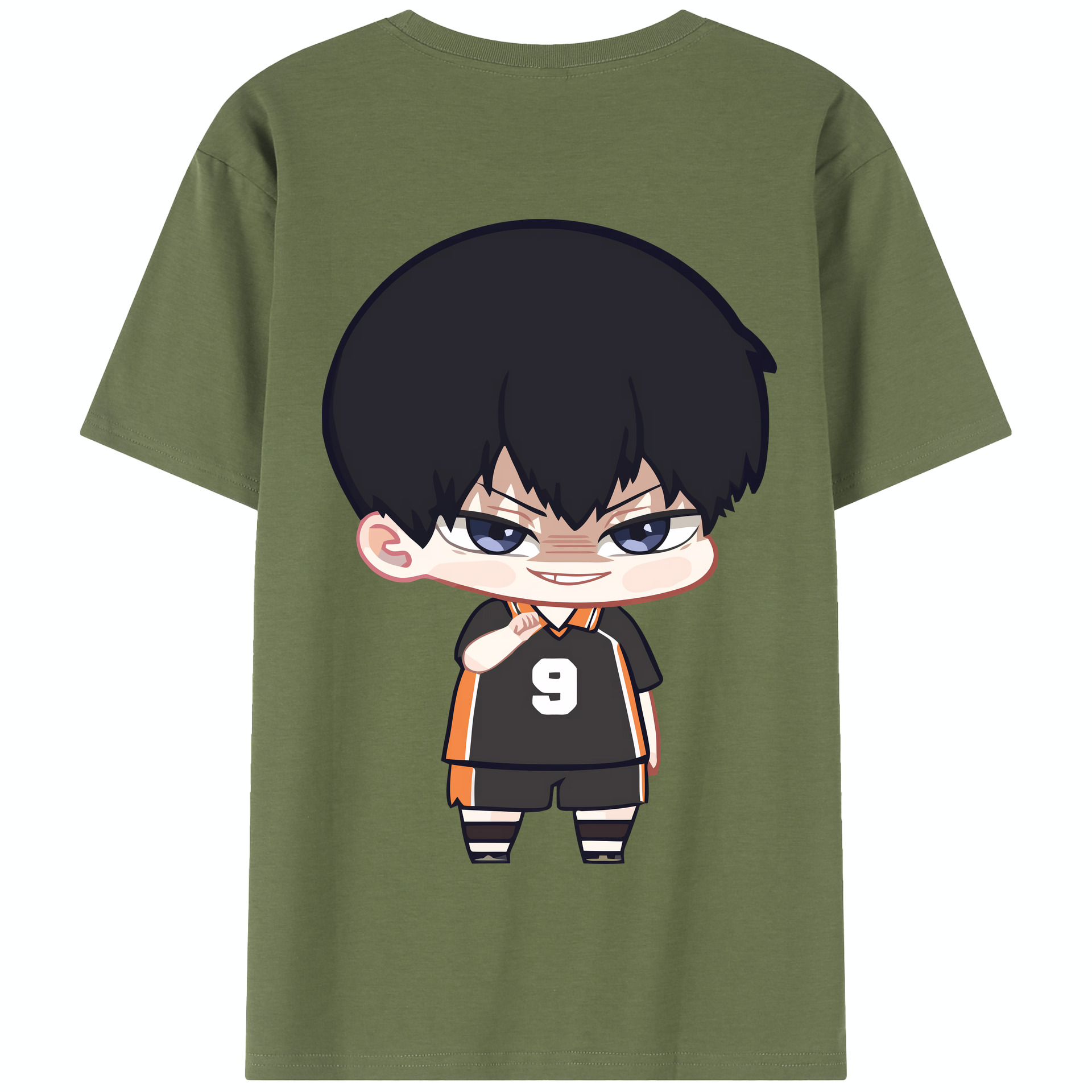 （画像用） ハイキュー!! Haikyu!! 綿100％半袖Tシャツ（背面プリント）